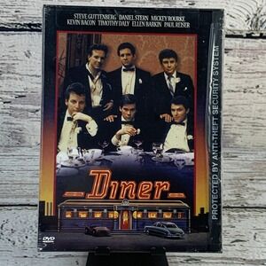 Diner [1982 DVD] Steve Guttenberg Mickey‎ Rourke Kevin Bacon 🆕 New Sealed